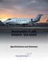 Bombardier CL300 N455KH S/N Specifications and Summary
