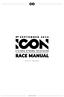 RACE MANUAL. Version August 2016 ICONXTRI.COM