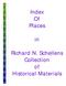Index Of Places. Richard N. Schellens Collection of Historical Materials
