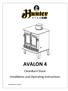 AVALON 4. CleanBurn Stove Installation and Operating Instructions. JINAVA04 RevC 13/06/12