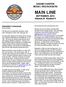 MAIN LINE GRAND CANYON MODEL RAILROADERS. SEPTEMBER, 2013 Volume 22 Number 9. PRESIDENT S MESSAGE By John Draftz