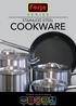 STAINLESS STEEL COOKWARE. Suitable for use with the following:
