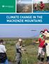 EARTHWATCH 2014 CLIMATE CHANGE IN THE MACKENZIE MOUNTAINS