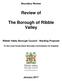 Review of. The Borough of Ribble Valley