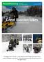 Snowmobiling in Karelia