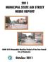 2011 MUNICIPAL STATE AID STREET NEEDS REPORT