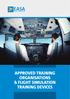 APPROVED TRAINING ORGANISATIONS & FLIGHT SIMULATION TRAINING DEVICES