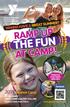 FINANCIAL ASSISTANCE AVAILABLE Summer Camp PETERS FAMILY YMCA CAMP GLACIER HOLLOW Stevens Point Area YMCA.
