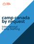 camp canada by nyquest International Camp Staffing