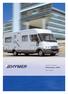 Abstract of the catalogue. Motorhomes Hymer C-Class GT