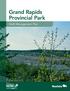 Grand Rapids Provincial Park. Draft Management Plan