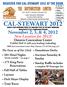 CAL-STEWART THE SOUTHWESTERN LIMITED VOL. 30 NO. 6 November / December November 2, 3, & 4, New Location for 2012!