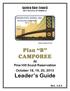 Plan B CAMPOREE At Pine Hill Scout Reservation October 18, 19, 20, 2013 Leader s Guide