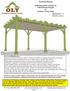 Assembly Manual. OLM Retractable Canopy for 12X20 Breeze Pergola by Outdoor Living Today. Revision #11 October 5, 2017