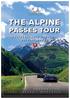 ALPINE PASSES TOUR SATURDAY 08 - FRIDAY 14 JUNE 2019*