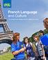 French Language and Culture. For schools and colleges at PGL centres in France