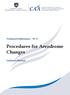 Procedures for Aerodrome Changes