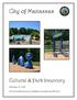 City of Manassas. Cultural & Park Inventory. October 8, Community Development, Neighborhood Services Division