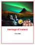 Heritage of Iceland. 7 Days / 6 Nights