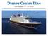 Disney Cruise Line SEPTEMBER
