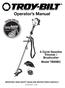 Operator s Manual. 2-Cycle Gasoline Trimmer / Brushcutter Model TB90BC IMPORTANT: READ SAFETY RULES AND INSTRUCTIONS CAREFULLY P/N (12/05)