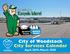 City of Woodstock City Services Calendar April 2019 March 2020
