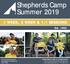Shepherds Camp Summer 2019