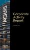Corporate Activity Report