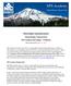 Internship Announcement. Mount Rainier National Park. NPS Academy Internships 6 Positions. Please Respond By April 15, 2019