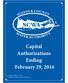 Capital Authorizations Ending February 29, 2016