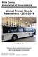 Unmet Transit Needs Assessment 2018/2019