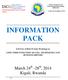 INFORMATION PACK. EACO & AFRALTI Joint Workshop on LONG TERM EVOLUTION (4G LTE): TECHNOLOGY AND BUSINESS DRIVERS