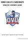 OHIO VALLEY UNIVERSITY ATHLETIC VISITOR S GUIDE