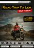AAHVAN ADVENTURES. Road Trip To Leh. Rs. 24,999/- PER PERSON* Chat with Us /300