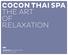 COCON THAI SPA THE ART OF RELAXATION. SEEROSE RESORT & SPA eintauchen am Hallwilersee