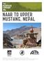 NAAR TO UPPER MUSTANG, NEPAL