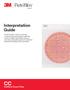 Petrifilm. Interpretation Guide. Coliform Count Plate. Brand