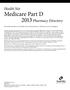 Medicare Part D 2013 Pharmacy Directory