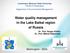 Water quality management in the Lake Baikal region of Russia