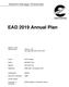 EAD 2019 Annual Plan