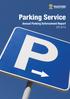 Parking Service. Annual Parking Enforcement Report 2014/15