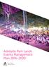 Adelaide Park Lands Events Management Plan