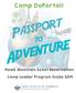 Camp DuPortail. Passport. Adventure. Hawk Mountain Scout Reservation. Camp Leader Program Guide 2019